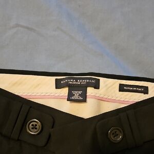 Banana Republic Black Button-Detail Pants
